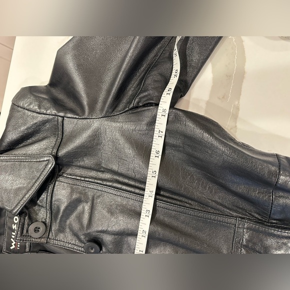 Wilson’s 100% Leather Black Jacket - Picture 6 of 9